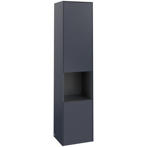 Villeroy & Boch Villeroy &amp; Boch Subway 3.0 tall cabinet, 1 open compartment and 2 doors right, handle monochrome C58902VQ