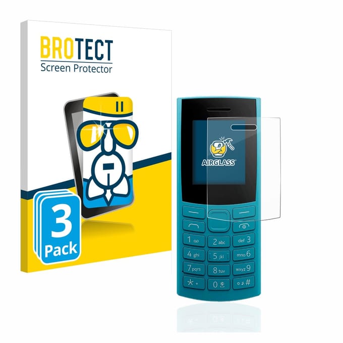 Screenprotector 3 Stuks voor Nokia 105 4G (2023) Beschermglas transparant