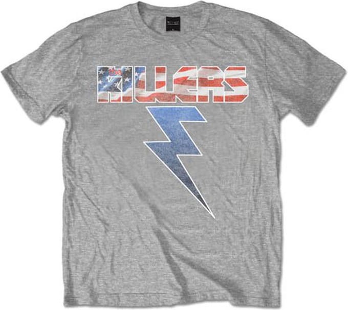 The Killers - Bolt Heren T-shirt - S - Grijs