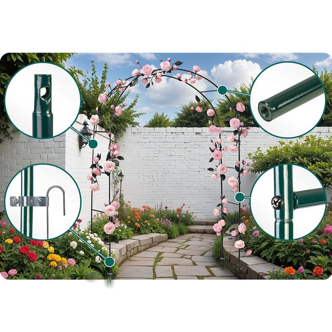 Tuinpergolaboog 240 cm Plonos PL-990