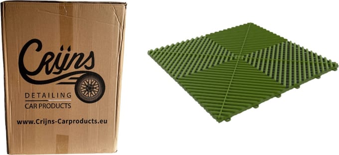 CRIJNS - Dalles - Floor Tiles - Trax - PRO - 39,50x39,50cm - BOX - 30 Items - Dark Green