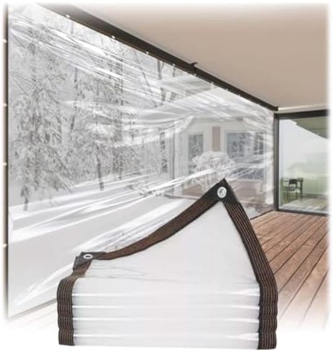 PromoHome Waterdicht Transparant Beschermzeil 2x3 Meter