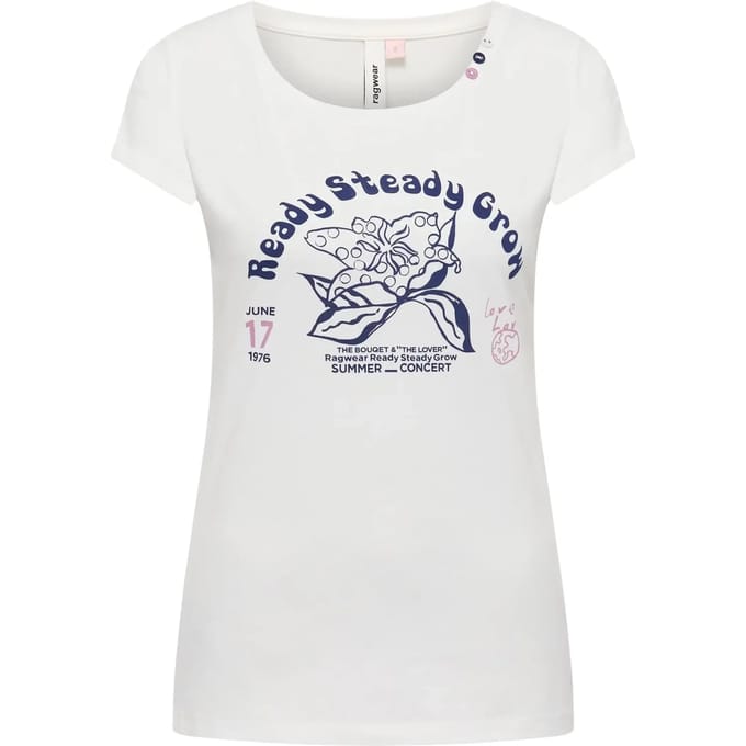 Dames-T-shirt Ragwear Fllorah PP Gots