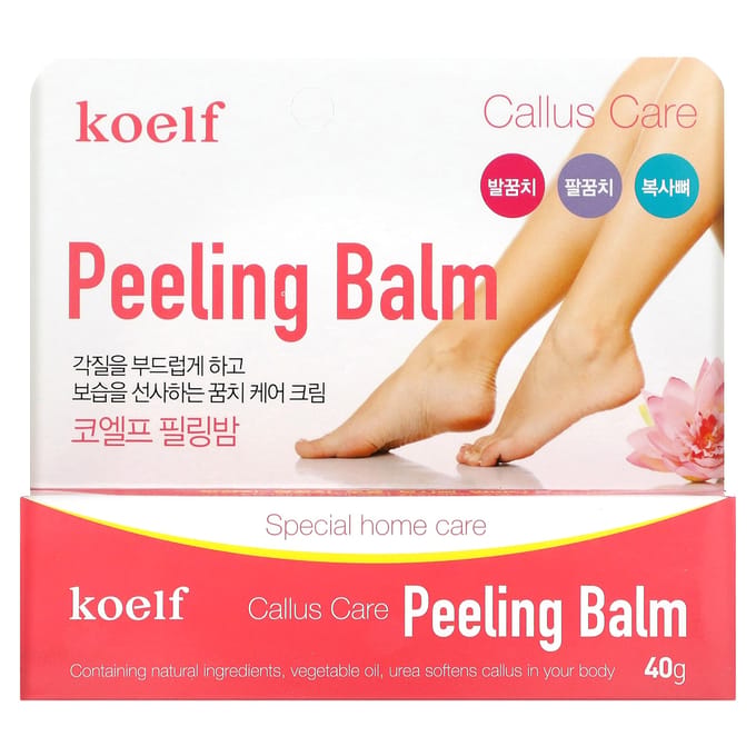 Koelf, callus peeling balm, 40 g white