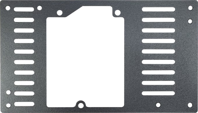 Inter-Tech AC Netzteilblende ATX-04, ATX-TFX, Stahl,lackiert