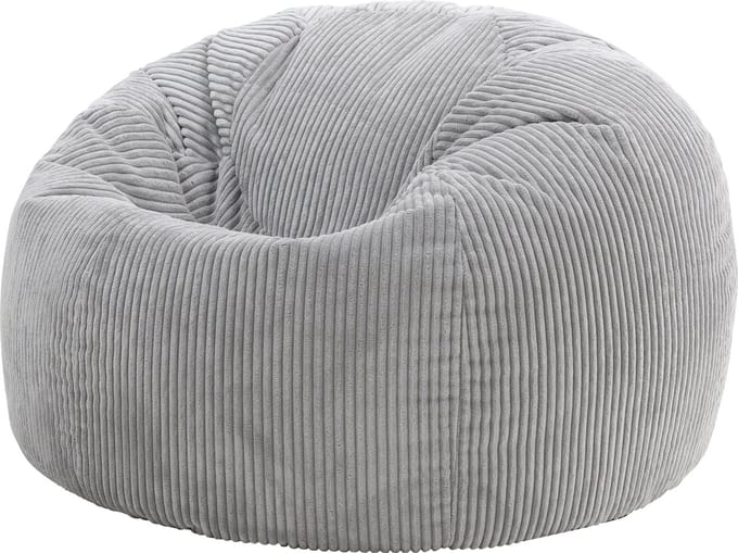 icon - Kingston Zitzak Fauteuil - Ribfluweel - Grijs