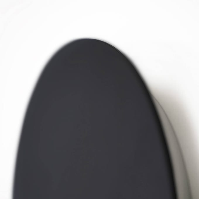 Escale LED wandlamp zwart mat Ø 79 cm