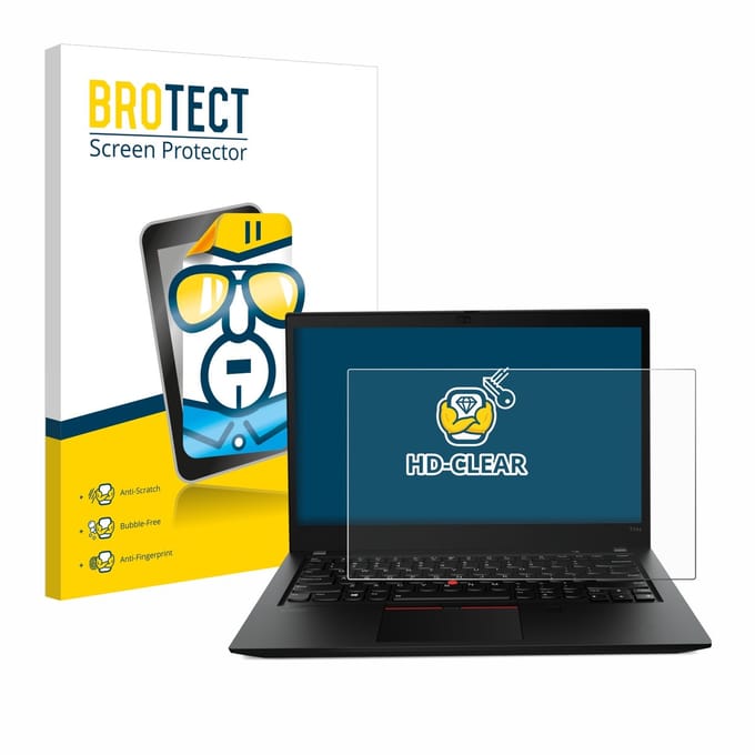 BROTECT - Screenprotector voor Lenovo ThinkPad T14s Gen 1 - Folie Beschermfolie transparant