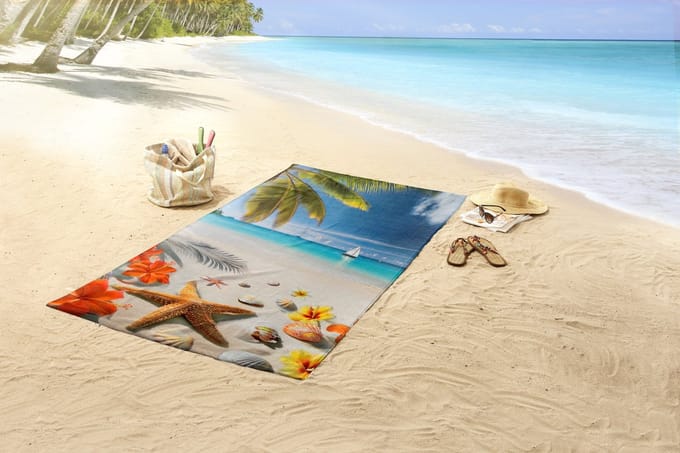 Good Morning Havana Strandlaken - 100x180 cm - Multi