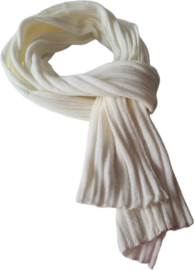 Paradise Sjaal - Wintersjaal - 20x180 - Off White