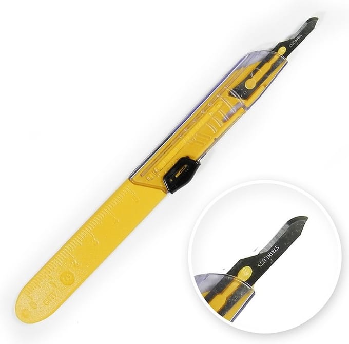 AMMO by Mig Jimenez Modelbouwdecoratie - MIG 8698 Protective Blade Curved - 1 pc - Hobbymes Gereedschap