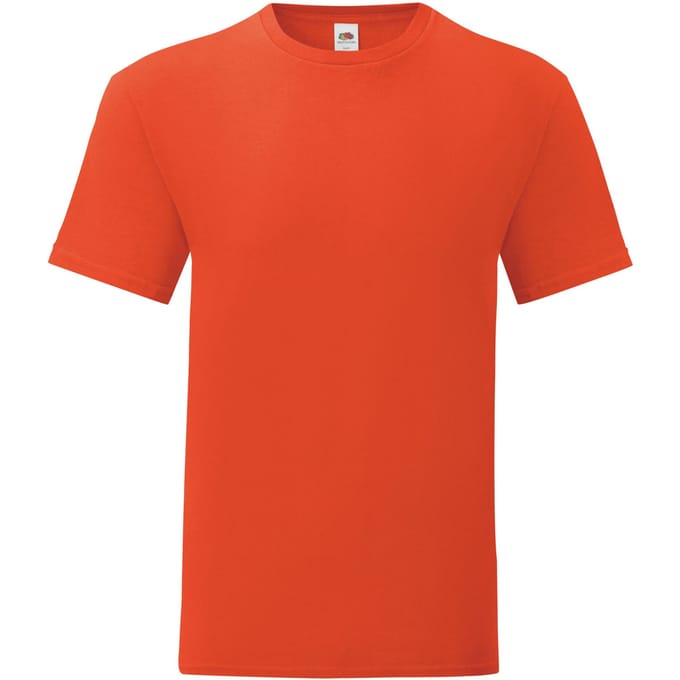 Fruit of the Loom Heren Iconisch 150 T-Shirt (Vlammen)