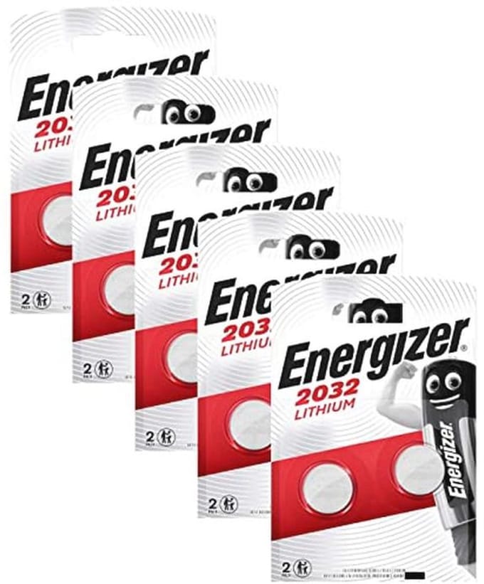 Batterij Lithium CR 2032 - 3 Volt - 10 Jaar Houdbaarheid - 10 Stuks