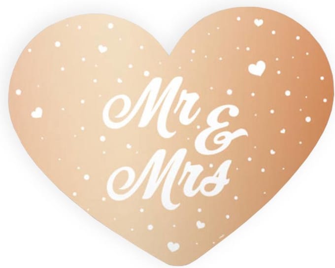 Deurdecoratie Wedding Rose Gold