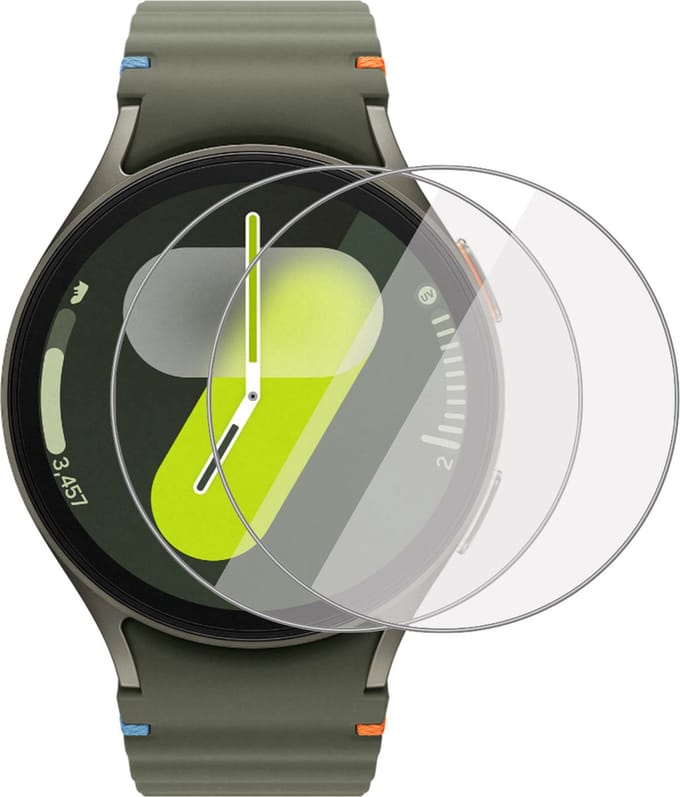 2x Screenprotector geschikt voor Samsung Galaxy Watch 7 44mm - Folie Screen Protector