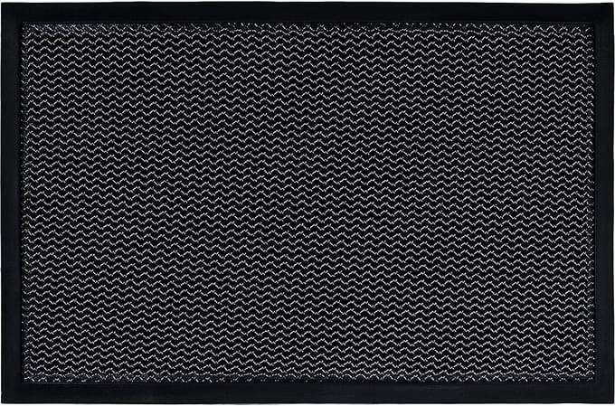 Deurmat/droogloopmat - Antraciet - 40 x 60 cm - Schoonloopmat - Inloopmat