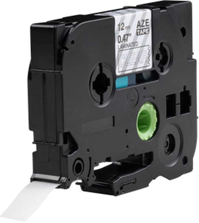 Brother compatible TZE-135 tape, wit op transparant, 12 mm x 8 m