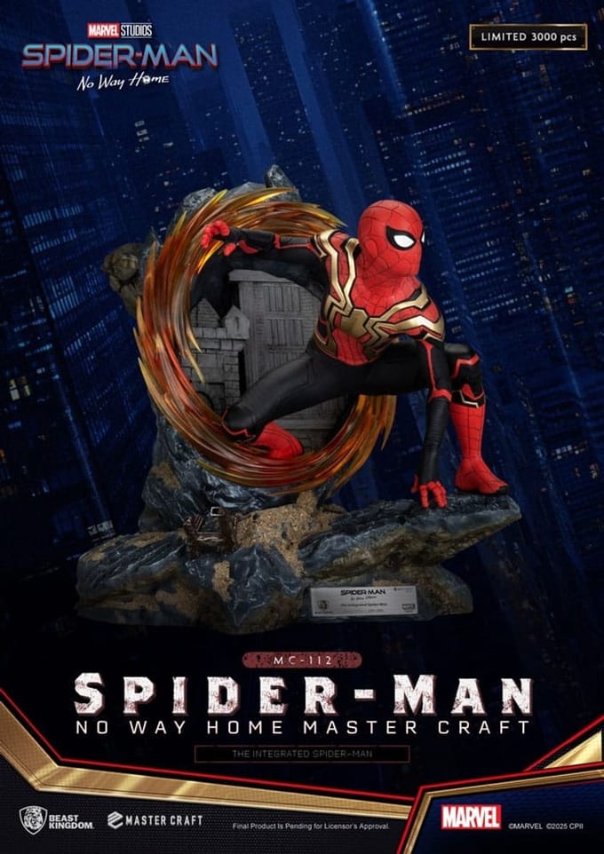 Master Craft Marvel The Integrated Spider Man Beeld (Pre Order)