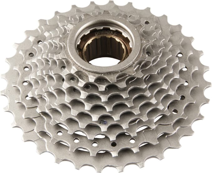 Tecora E freewheel 9 speed 13-32t grijs in box