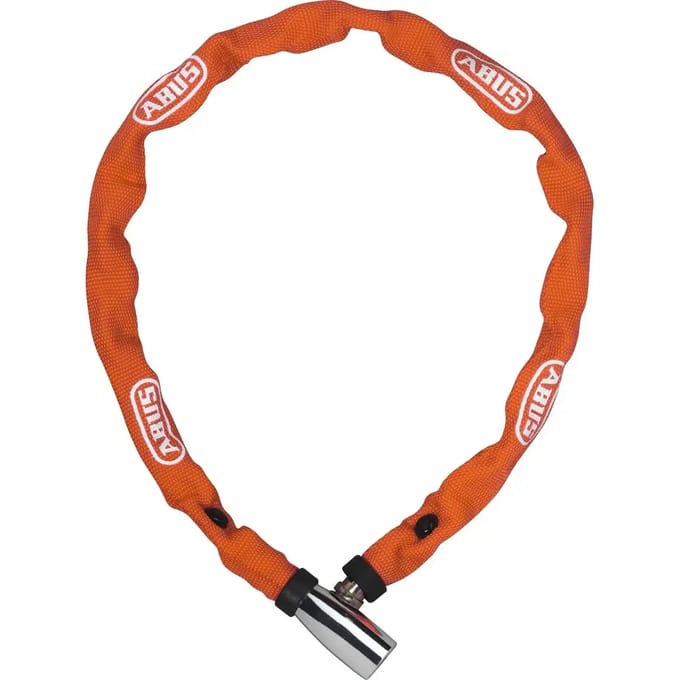 Fietsslot ABUS Kettingslot - 1500 Web - Security level 3 - oranje - 60 cm - Geschikt voor kinderfietsen