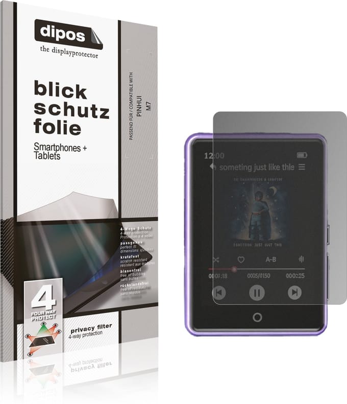 dipos – Matte Privacy Screenprotector geschikt voor PINHUI M7 | Anti-Spy Beschermfolie
