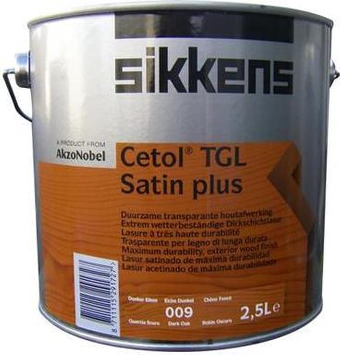 Sikkens Cetol Tgl Satin Plus - 2.5L - 009 - Donkere Eik