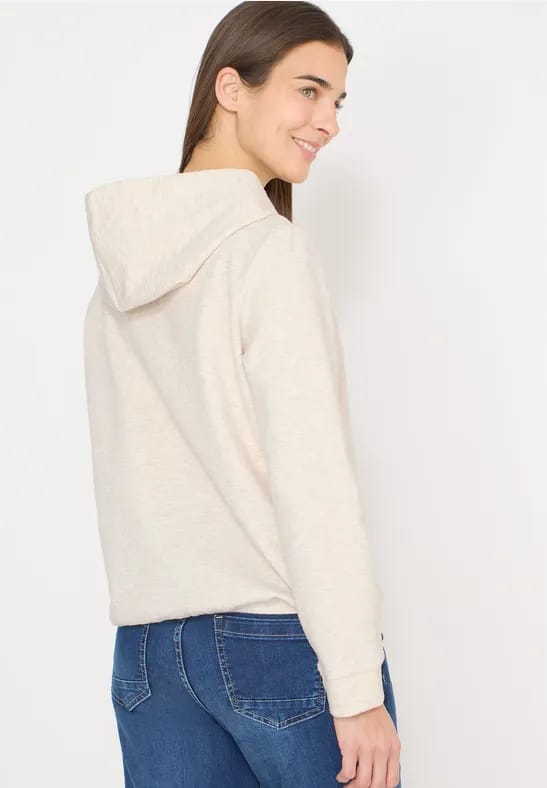 Hoodie met structuur