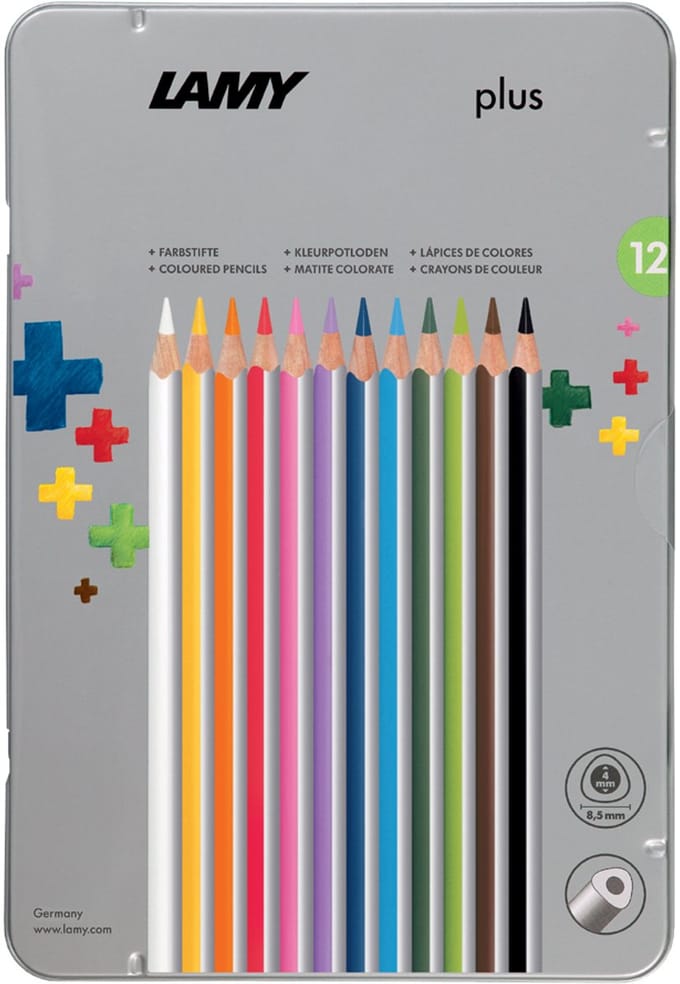 Lamy Plus kleurpotloden - Ergonomische driehoeksvorm - 24 stuks