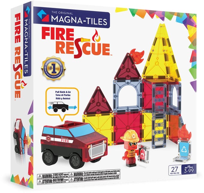 Magna-Tiles | Fire Rescue 27 Stuks Set