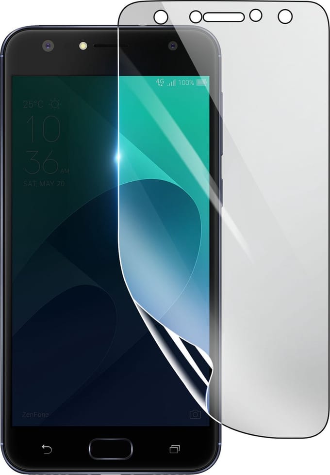 3mk, Geschikt voor Asus Zenfone 4 Max Plus ZC554KL, Schokbestendige Hydrogel Screenprotector, Transparant