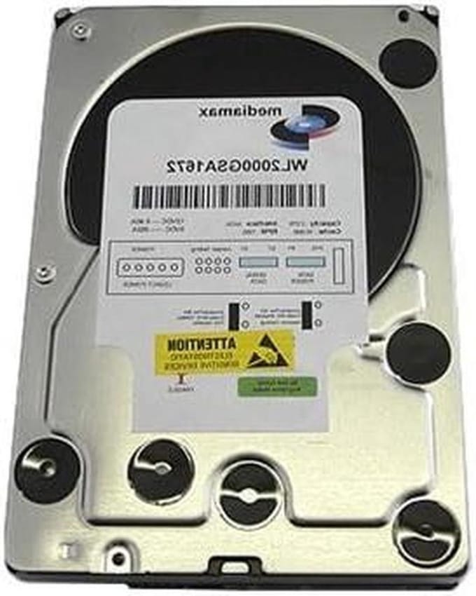 Interne Harde Schijf - Opslagstation Data - Bestanden Opslaan - Hoge Snelheid - 2 TB - Zilver