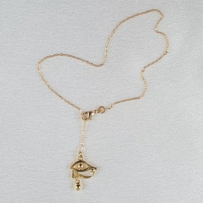 Sylvie Monthulé | Goud Enkelbandje | Eye of Horus