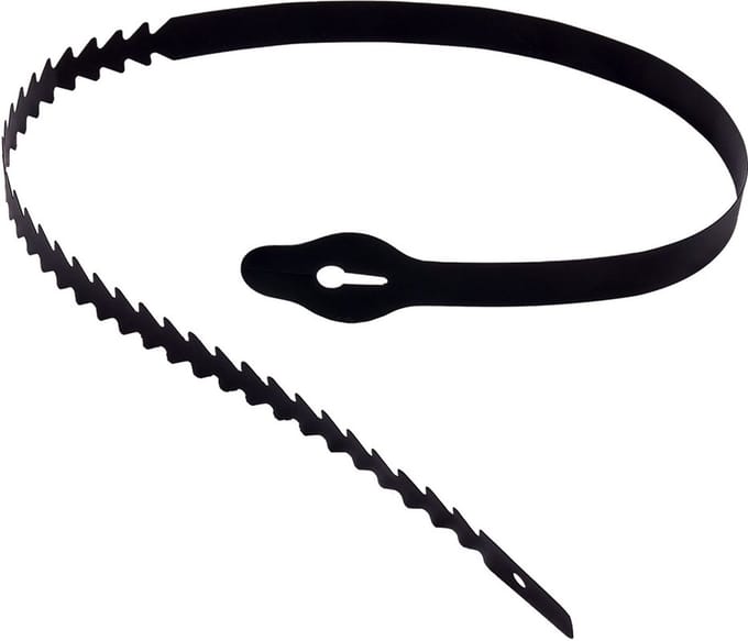 Losse TIE RAPS voor bandenlabels 80 cm (100 stuks)