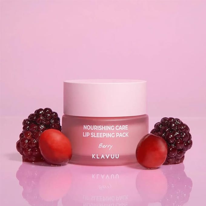 Soin Nourrissant Masque de Nuit pour Lèvres Baie 20g/0.70oz white