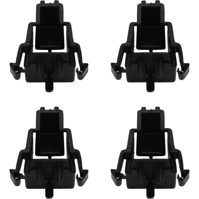4 Stuks Frunk Clip Versterking 1131205 00 C Stijlvolle Ruimtebesparende Robuuste Kap Steunbeugel Vervanging voor Tesla Model black