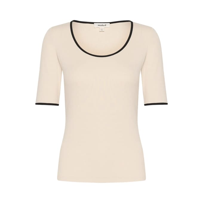 Dames-T-shirt Soaked in Luxury Naida