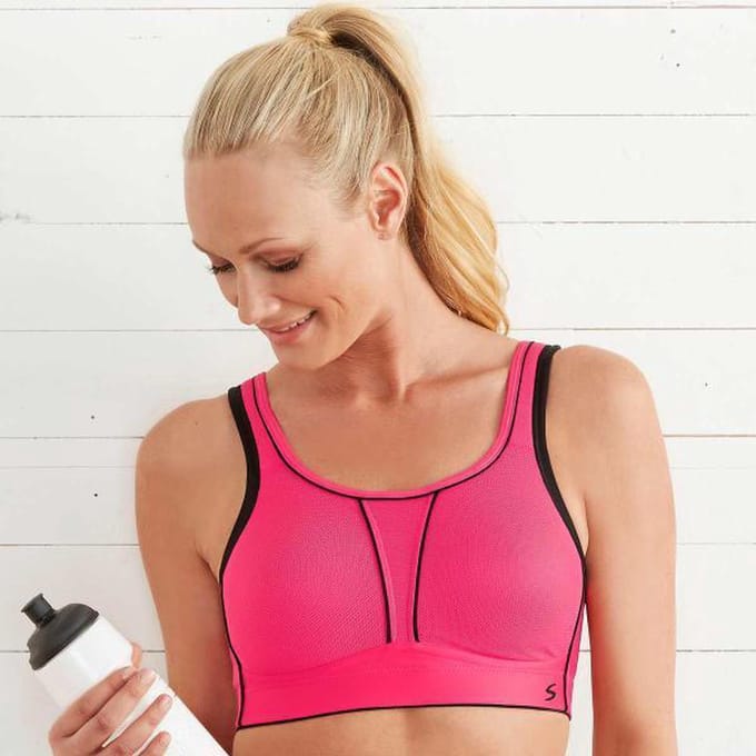 sportbh dames -De beste sportbeha- sportbh- roze- 80D