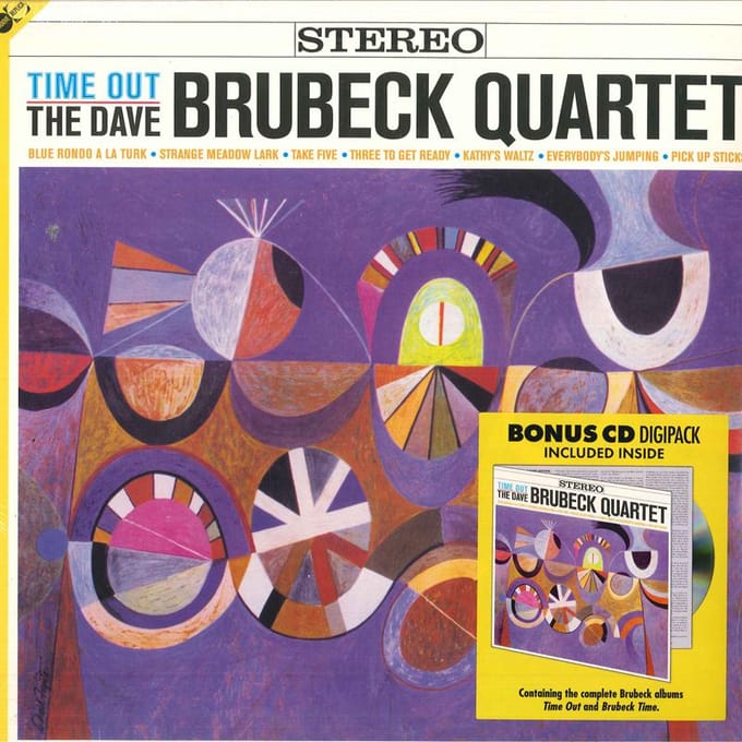Disque LP DAVE BRUBECK QUARTET - Time Out 77011 Groove Replica 2020 Europe Jazz