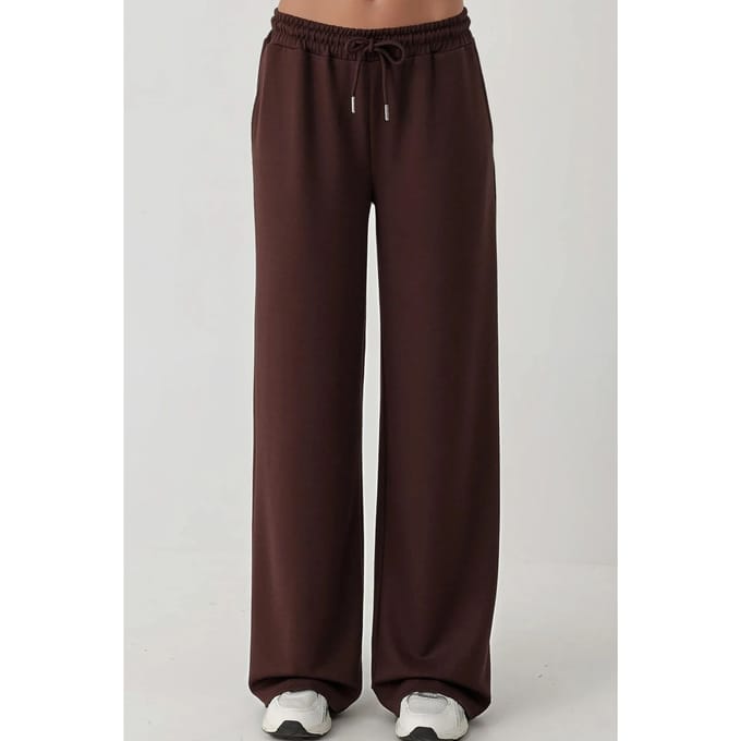 Zachte Modal Touch Wijde Pijpen Joggingbroek