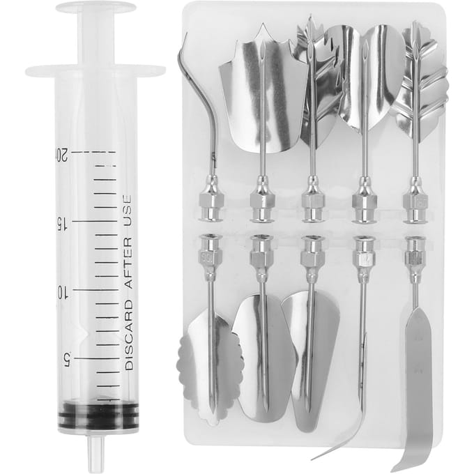 Cake Spuitmondjes Vorm Pudding Cake Decoreren Icing Spuitzak Room Spuit Tool Set white