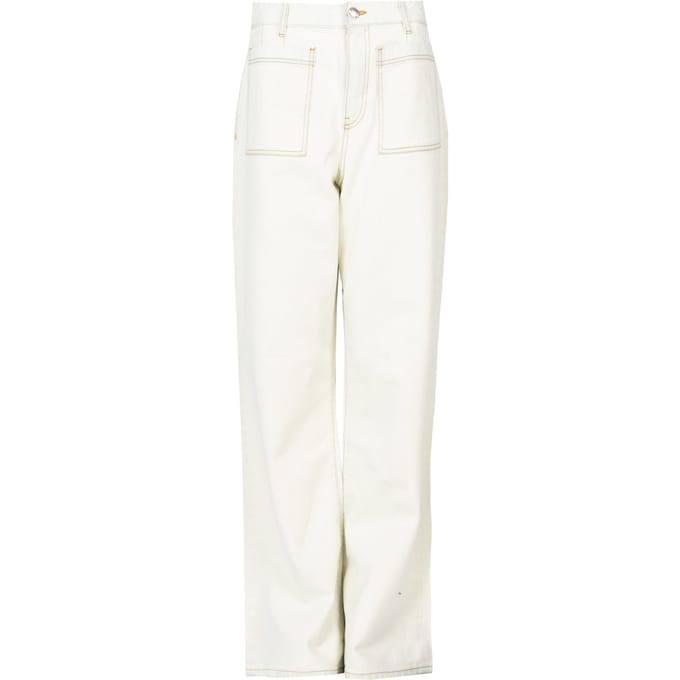 Pinko broek Forbita Vrouw Wit