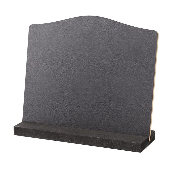 4 stuks Kleine Dubbelzijdige Zwarte Mededelingenbord Mini Schoolbord Bericht Notitie Display Standaard met black
