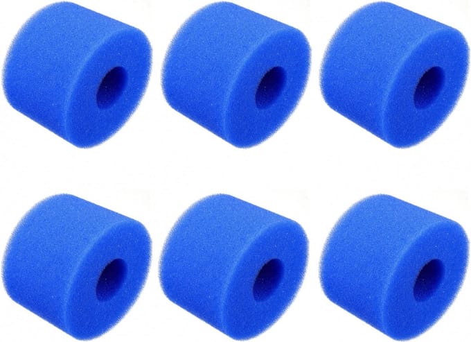 Jacuzzi filter S1 - Herbruikbaar filterpatroon voor Intex jacuzzi - 6 stuks