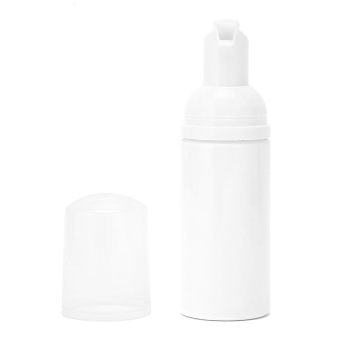 Schuimmousse Pompfles Navulbare Schuimende Zeepdispenser Fles voor Reizen 50ml white