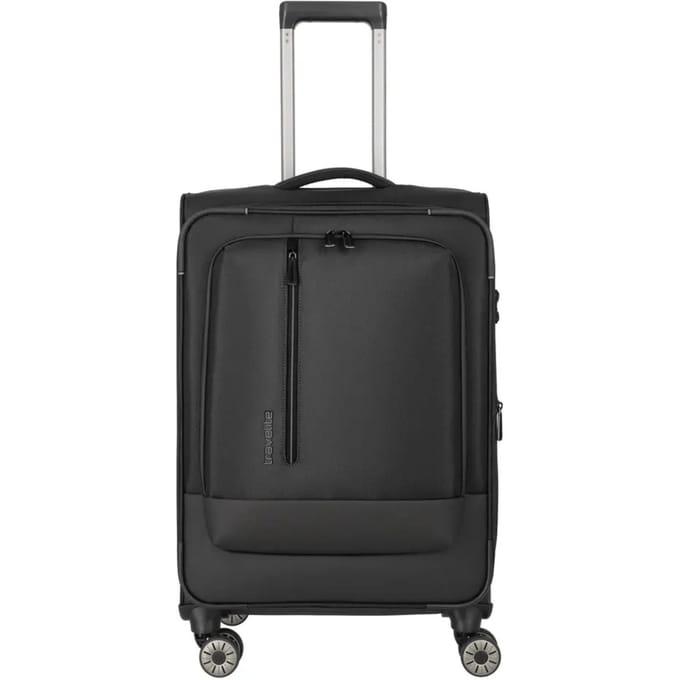 Travelite Crosslite 5.0 Medium 4-wiel trolley zwart