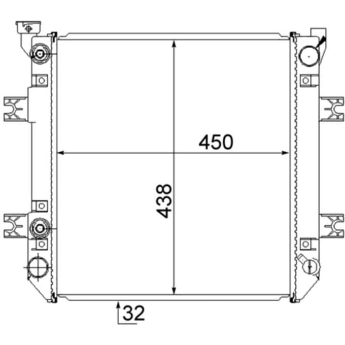 Radiator MAHLE CR 872 000S