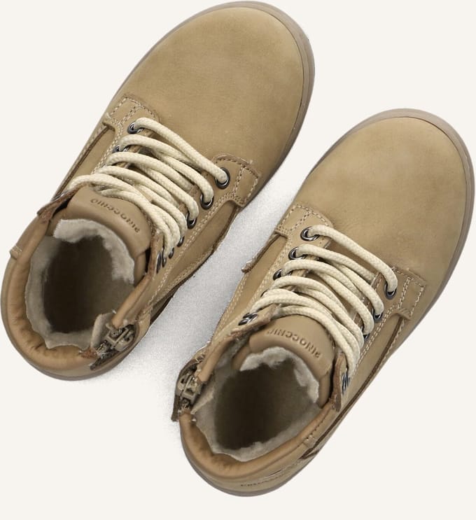 Pinocchio P2187 Boots Jongens - Beige - Maat 24