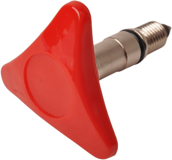 Draaiknop rood voor handpomp PMS12-25-45