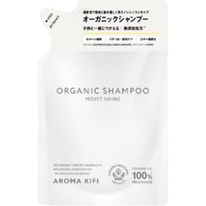 BIJINALL - AROMA KIFI Organic Shampoo Moist Shine 400ml Refill