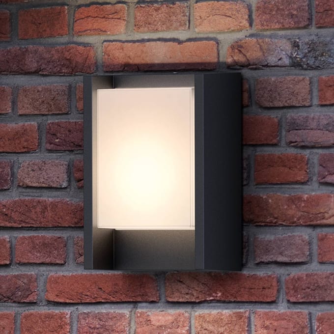 Applique murale - PHILIPS - Arbour - Éclairage extérieur - Lumiere blanche chaude - Large - IP44